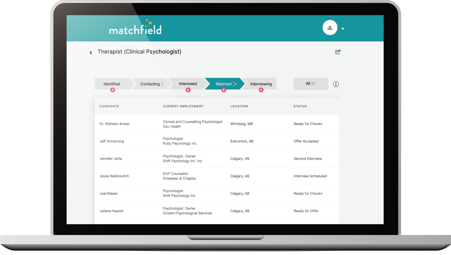 The Matchfield App